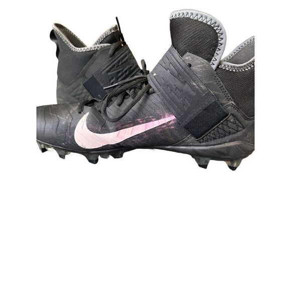 Nike Alpha Cleats Black and White - Picture 5 of 15